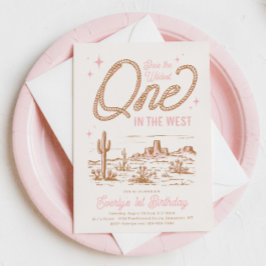 Wildest One in West Birthday Einladung