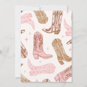 Wildest One in West Birthday Einladung (Rückseite)