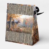 Wildfamilie auf dem Feld Geschenkschachtel (Rückseite)