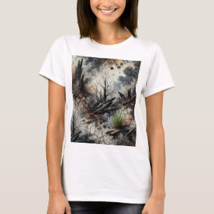 Wildfire Aftermath Artistic Women's T - Shirt