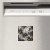 Wildfire Aftermathe Abstrakt Art Magnet (In Situ (Geschirrspüler))