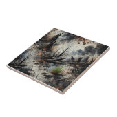 Wildfire Aftermathe Artistic Keramik Tile Fliese (Seite)