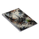 Wildfire Aftermathe Artistic Spiral Notebook Notizblock (Rechte Seite)