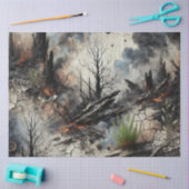 Wildfire Aftermathematik Artistic Tissue Paper Seidenpapier (Basteln)