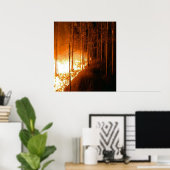 Wildfire Blaze Poster (Heimbüro)