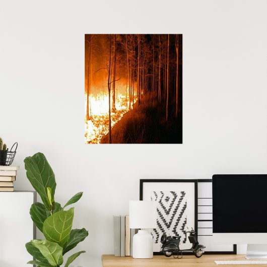 Wildfire Blaze Poster (Heimbüro)