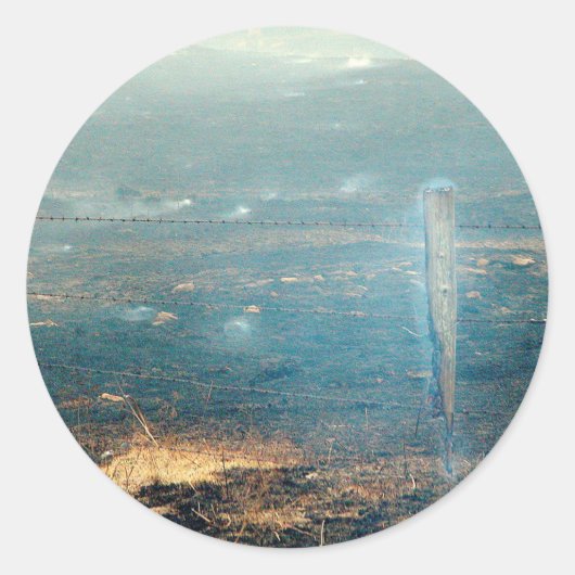 Wildfire Runder Aufkleber (Vorderseite)