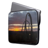 Wildfire Sunset Laptopschutzhülle (Vorderseite Links)