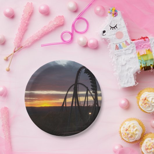 Wildfire Sunset Pappteller (Party)