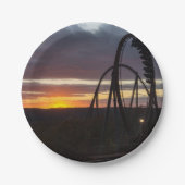 Wildfire Sunset Pappteller (Vorderseite)