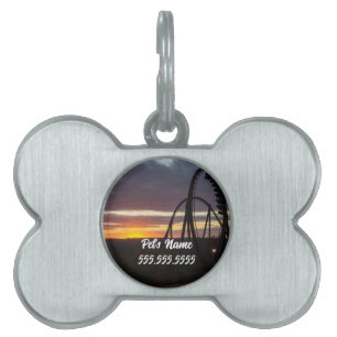 Wildfire Sunset Pet Name Tag Tiermarke