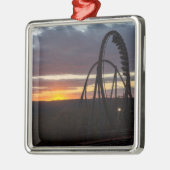 Wildfire Sunset Silbernes Ornament (Links)