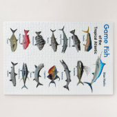 Wildfische im tropischen Atlantik Puzzle (Horizontal)