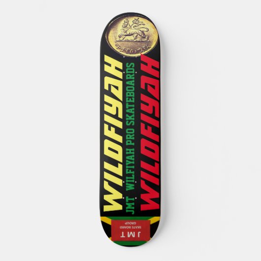 WILDFIYAH JMT OFFIZIELL (C) 8 1/4" Skateboard Deck (Vorderseite)