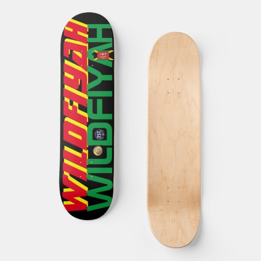 WILDFIYAH JMT SK8 1/4" Skateboarddecke Skateboard (Vorderseite)