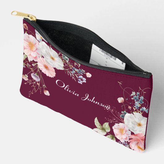 WildFloral-Blume Zubehörtasche (Offen)