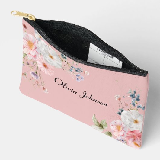 WildFloral-Blume Zubehörtasche (Offen)