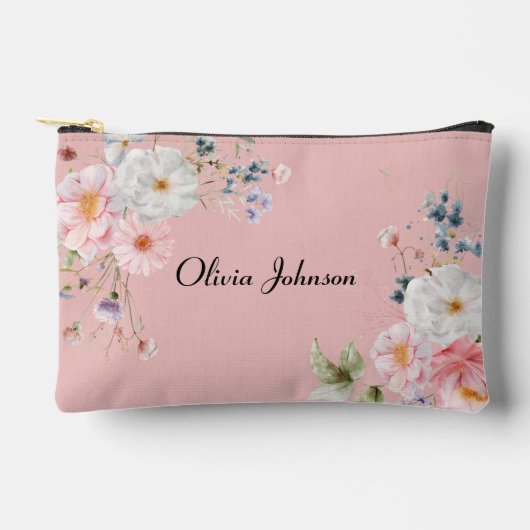 WildFloral-Blume Zubehörtasche (Vorderseite)