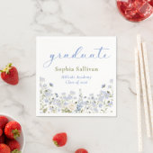 Wildflower-Abschlussfeier Serviette (Beispiel)