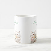 Wildflower Autumn Fall Floral Wedding Kaffeetasse (Mittel)
