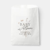Wildflower-Baby-Party Geschenktütchen (Vorderseite)