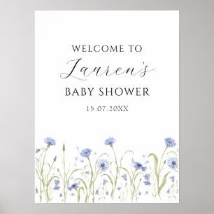 Wildflower-Baby-Party Poster