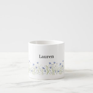 Wildflower-Baby-Shower-Einladung Espressotasse