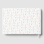 Wildflower Baby Shower Guest Book Gästebuch (Rückseite)