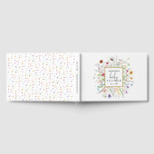 Wildflower Baby Shower Guest Book Gästebuch (Voll)