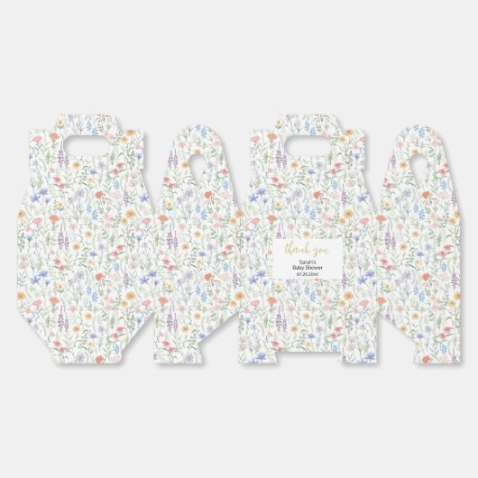 Wildflower Baby Shower Napkins Geschenkschachtel (Ungeklappt)