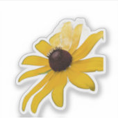 Wildflower Beauty – Nature Photo Sticker (Vorderseite)