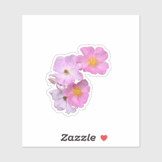 Wildflower Beauty – Nature Photo Sticker (Blatt)