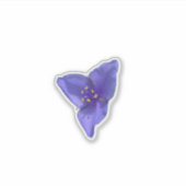 Wildflower Beauty – Nature Photo Sticker (Vorderseite)