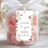 Wildflower Birthday Garden Party  Geschenkanhänger