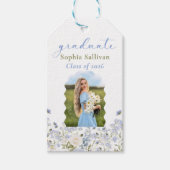 Wildflower Bloom Graduation Party Geschenkanhänger (Vorderseite)
