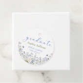 Wildflower Bloom Graduation Party Geschenkanhänger (Beispiel)