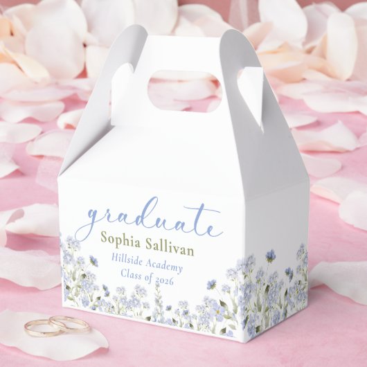 Wildflower Bloom Graduation Party Geschenkschachtel (Hochzeit)