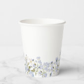 Wildflower Bloom Graduation Party Pappbecher (Rückseite)