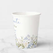 Wildflower Bloom Graduation Party Pappbecher (Links)