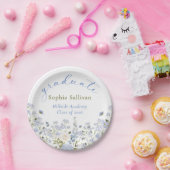 Wildflower Bloom Graduation Party Pappteller (Party)