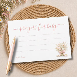 Wildflower-Bogen-Baby-Party-Segenswünsche für Baby Dankeskarte