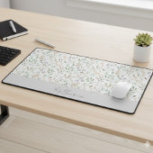 Wildflower Boho Custom Custom Name  Schreibtischunterlage