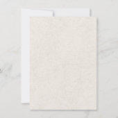 Wildflower Boho Garden Wedding Invitation Einladung (Rückseite)