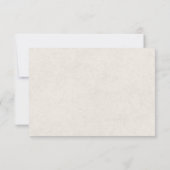 Wildflower Boho Garden Wedding RSVP (Rückseite)