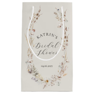 Wildflower Boho Rustikale Elegante Babyparty Kleine Geschenktüte
