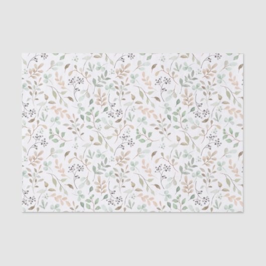 Wildflower Boho  Seidenpapier (Vorderseite)