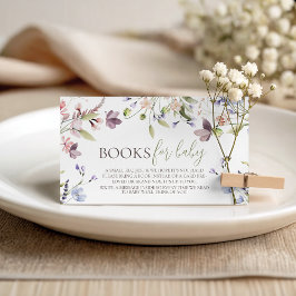Wildflower Books for Baby Card Begleitkarte
