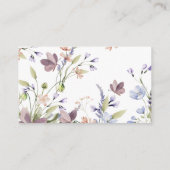 Wildflower Books for Baby Card Begleitkarte (Rückseite)