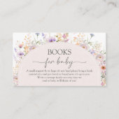 Wildflower Books for Baby Card Begleitkarte (Vorderseite)