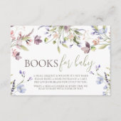 Wildflower Books for Baby Card Begleitkarte (Vorderseite)
